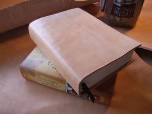 Exhibit C - Natural Lifetime Leather bound to new Study Bible - $50. Enhances the quality and preserves the Bible for life. This was a gift for someone special! 